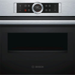 Bosch CMG633BS1B Compact Built-In Combination Microwave Oven, Stainless Steel